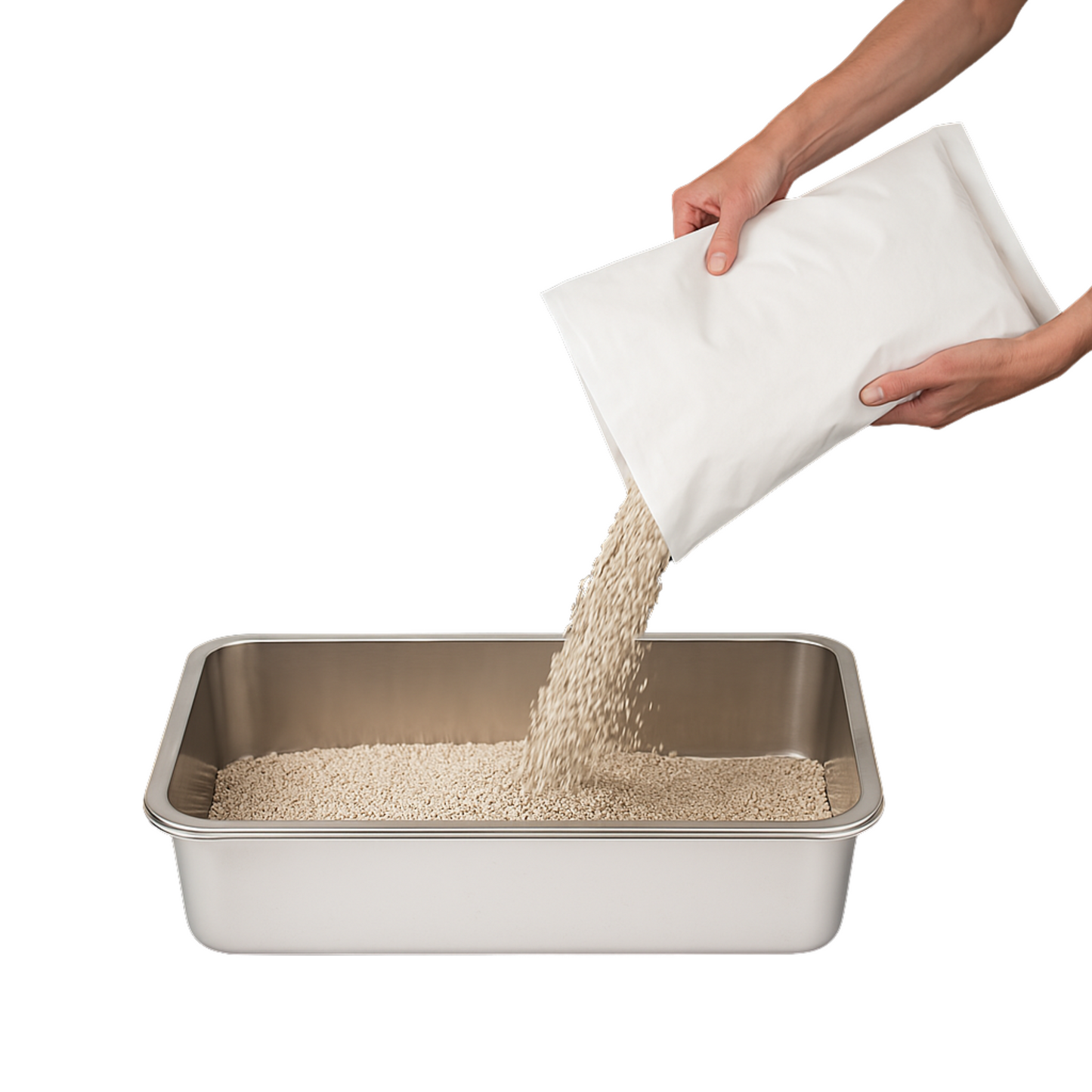 Stainless Steel Litter Box (With Sieve)