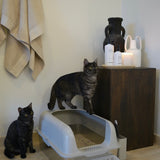 Stainless Steel Litter Box - Grey