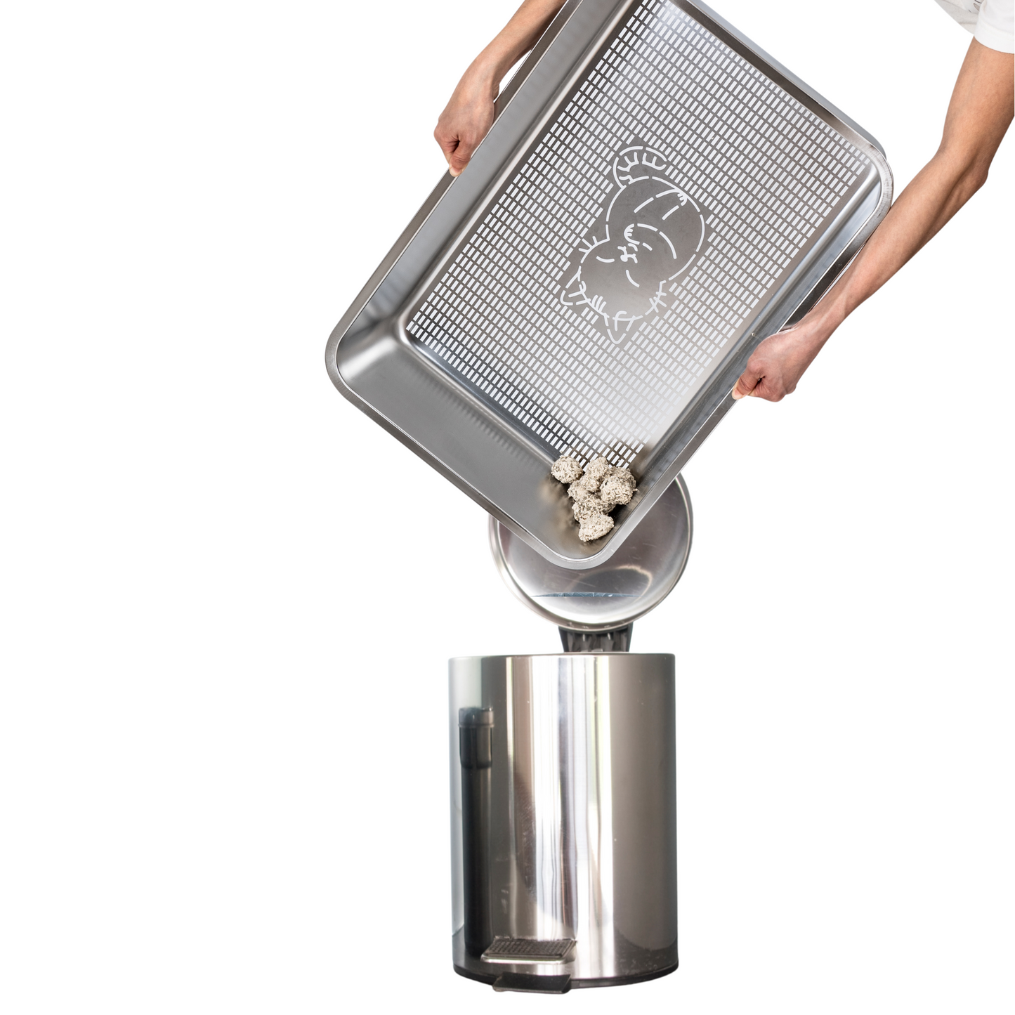 Stainless Steel Litter Box (With Sieve)