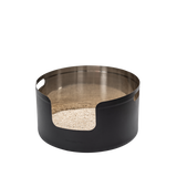 XXL Round Stainless Steel Litter Box - Black (Pre Order End of November)