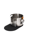 Round Stainless Steel Litter Box