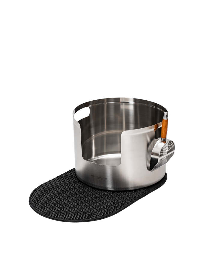 Round Stainless Steel Litter Box
