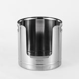 Round Stainless Steel Litter Box - Tall 45cm