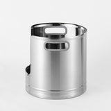 Round Stainless Steel Litter Box - Tall 45cm