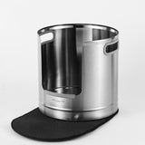 Round Stainless Steel Litter Box - Tall 45cm