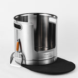 Round Stainless Steel Litter Box - Tall 45cm