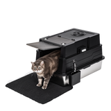 XXL Stainless Steel Enclosed Litter Box - Black (Pre Order - Mid May Dispatch)