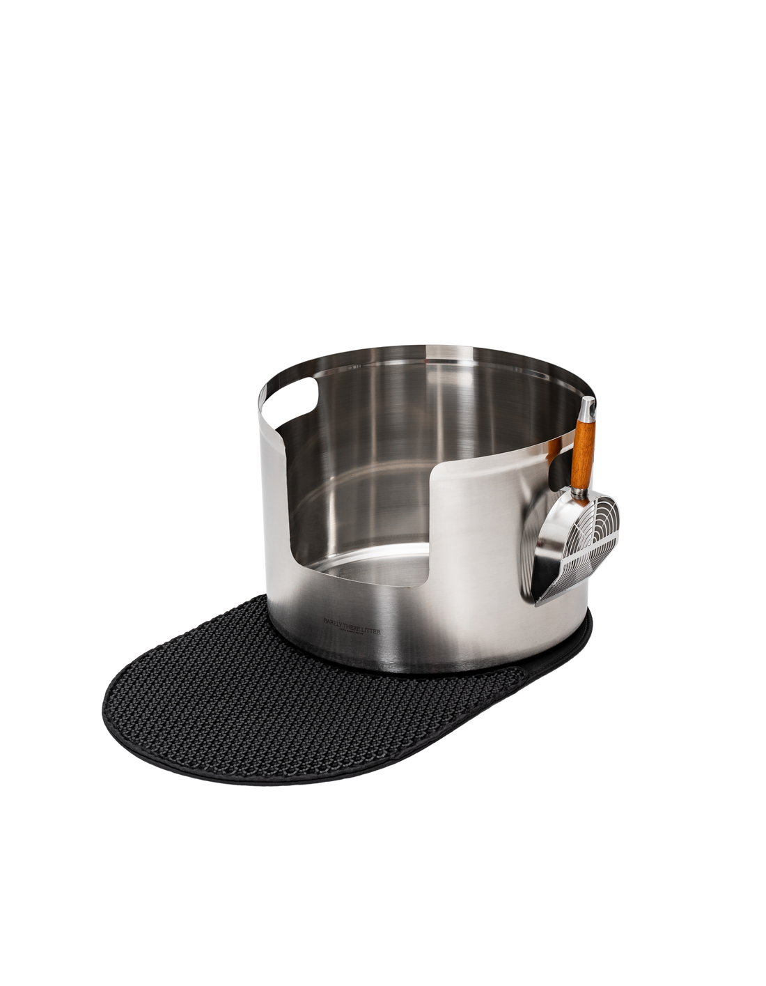 Round Stainless Steel Litter Box