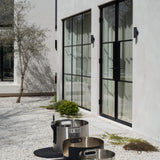 XXL Round Stainless Steel Litter Box - Black