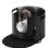 XXL Round Stainless Steel Litter Box - Black - Tall 45cm