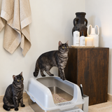 Stainless Steel Litter Box - Grey