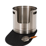 Round Stainless Steel Litter Box - Tall 45cm