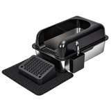 Stainless Steel Litter Box - Black