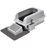 Stainless Steel Litter Box - Grey